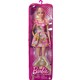 Barbie Fashionistas Bebek No. 181, sarı saçlı, kolları fırfırlı, meyve desenli elbise, platform topuklu turuncu ayakkabı, pembe gözlük, 3-8 yaş arası HBV15