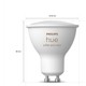 Philips Hue Renkli Akıllı Ampul GU10 Spot Ampul Bluetooth Özellikli