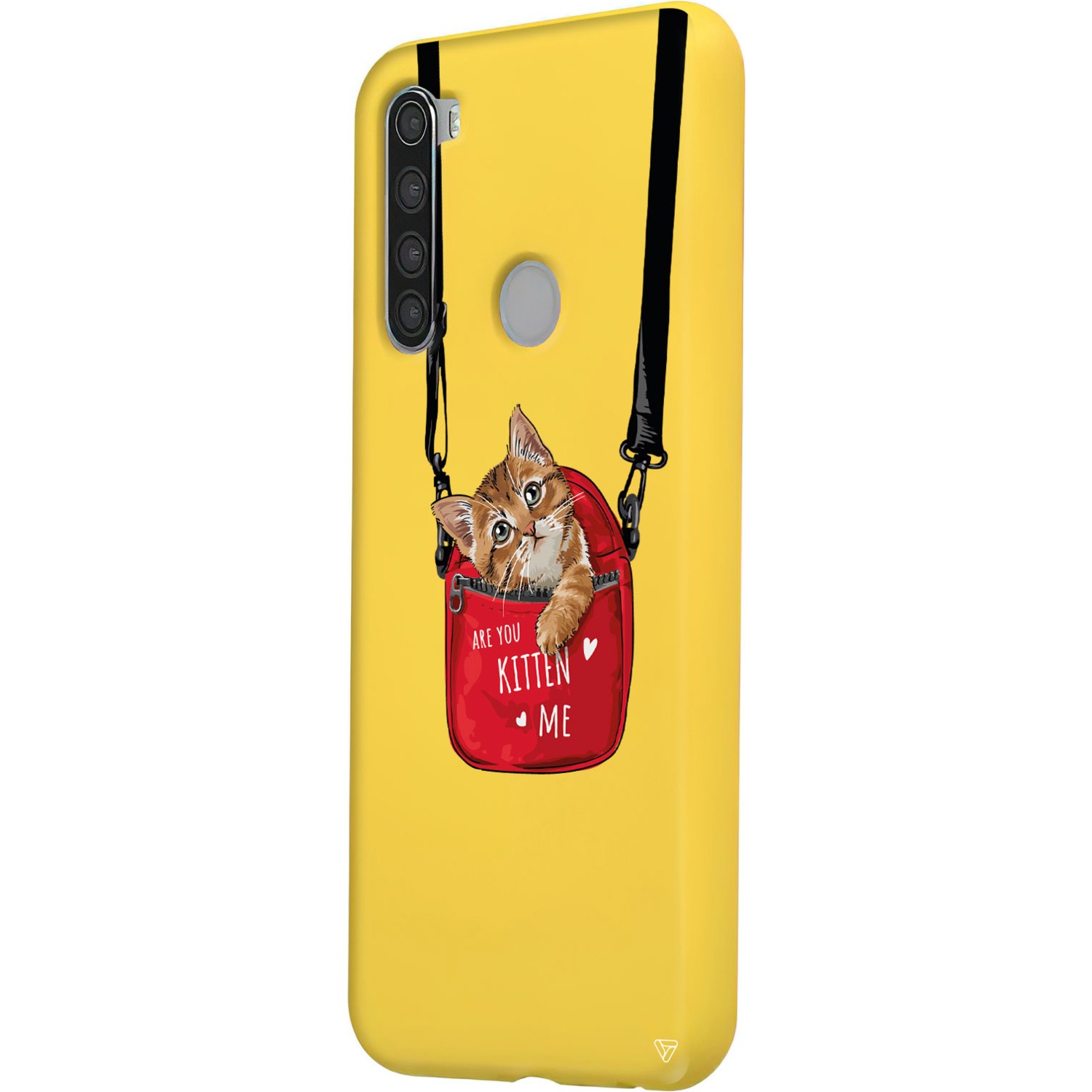 Trihed Redmi Note 8 Sarı Renkli Silikon Çantada Kedi Telefon Fiyatı
