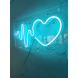 Dekoraven Kalp Ritim Neon Şekiller Işaret Neon LED Dekoratif Duvar Aydınlatması Neon Duvar Yazısı