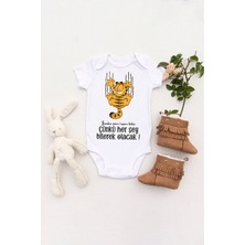 Tuğba Baby Unisex Bebek Bundan Sonra Kusura Bakın Baskılı Body Zıbın