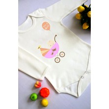 Tuğba Baby Kız Bebek It's A Girl Baskılı Body Zıbın