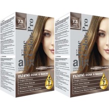 Alix 50ML Kit Saç Boyası 7.3 Fındık Kabuğu (2 Li Set)