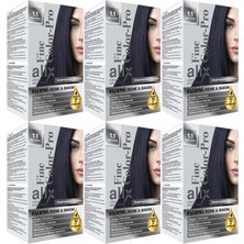 Alix 50ML Kit Saç Boyası 1.1 Mavi Siyah (6 Lı Set)