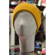 Göksu Şapka Akrilik Bere 1. Sınıf Kalite Moda Bere Hardal
