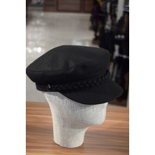 Göksu Şapka Kaşe Kaptan Kasket Şapka Yünlü Kışlık Kasket