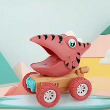 Lovoski Dinozorlar Araba Karikatür Araç Modeli Atalet Kawaii Plastik Hediye Toddler Kırmızı Pterodactyl Için (Yurt Dışından)