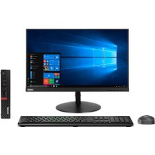 Lenovo Thinkcentre M720Q Tiny Intel Core I5 9400T 8gb 256GB Windows 10 Pro 21.5" Monitör Mini Pc 10T700BGTX25