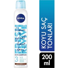 Nivea Kuru Şampuan 200 ml Koyu Saç Tonları 4005900535344  Şampuan