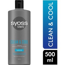 Syoss Men Şampuan 500 ml Clean & Cool 8690572797082  Şampuan