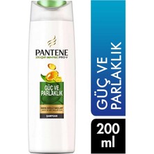 Pantene Şampuan 200 ml Doğal Sentez Güç ve Parlaklık 8001090915443  Şampuan