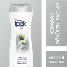 Ipek Zayıf-Koparak Dökülen Saçlar Bitki Özlü Şampuan 600 ml  Şampuan