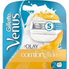 Venus Olay Comfortglide Kadın Tıraş Bıçağı Yedeği 2'li 7702018454860  Tıraş Bıçağı