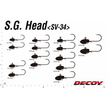 Decoy Sv-34 Salt Groove Jh Jig Head 3.5 G. - 1 No.