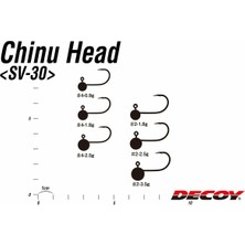 Decoy Sv-30 Chinu Jh Jig Head 3.5 G. - 2 No.