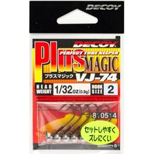 Decoy Vj-74 Plus Magic Jig Head 0.9 G. - 3 No.