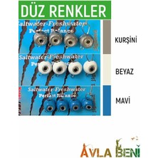 Safir Balık Göz Uv ve Glow Jig Head Mavi-14 Gram-10 No.