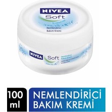Nivea Soft Bakım Kremi 100 ml Nemlendirici 4005900009135 Yüz Kremi