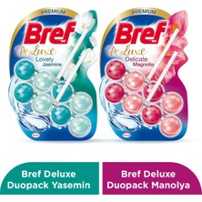 Bref Deluxe Katı Tuvalet Bloğu Manolya Ikili + Bref Deluxe Katı Tuvalet Bloğu Yasemin Ikili