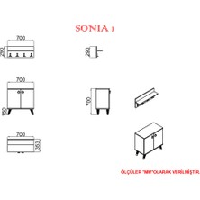 Kalender Dekor Soni̇a-1-3-4 Vesti̇yer