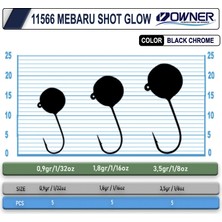 Owner Cultiva 11566 JH-82G Mebaru Shot Glow Lrf Jighead 3.5 G. - 8 No.