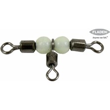 Fladen Crossline Üçlü Boncuklu Firdöndü  10 No.