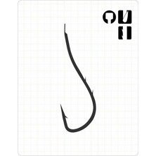 Fudo 2901 Ryusen Çift Tirnak Black Nikel Iğne 10 No.