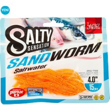 Lucky John Sandworm 2'' Kokulu Lrf Yemi 5 cm F29N-TURUNCU