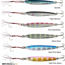 Savage Gear 3D Slim Minnow 8gr 5,4 cm Jig Suni Yem Pink Zebra Glow