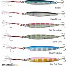 Savage Gear 3D Slim Minnow 8gr 5,4 cm Jig Suni Yem Zebra Glow