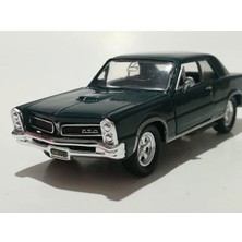 Welly Pontiac Gto 1/36 Ölçek Çek Bırak Metal Model Oyuncak Araba Yeşil