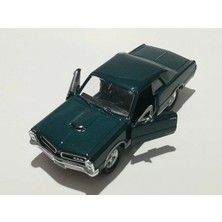 Welly Pontiac Gto 1/36 Ölçek Çek Bırak Metal Model Oyuncak Araba Yeşil