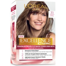 L'Oréal Paris Loreal Paris L'oreal Paris L'oreal Excellence Creme Saç Boyası 7.1 Kumral Küllü Saç Boyası