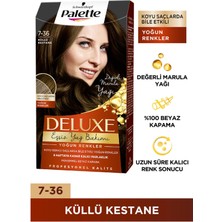 Palette Deluxe Yoğun Renkler 7-36 Küllü Kestane Saç Boyası