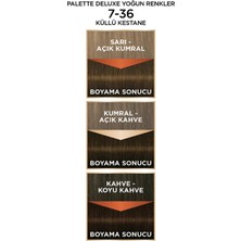 Palette Deluxe Yoğun Renkler 7-36 Küllü Kestane Saç Boyası