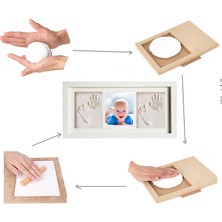Sw Future Bebek El ve Ayak Izi El ve Ayak Izi Kil Fotoğraf Çerçevesi (Yurt Dışından)