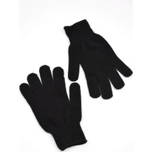 Eleven Markets Erkek Akrilik Eldiven Siyah