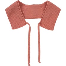 Little Gusto Örgü Yaka Pembe Organik Pamuk