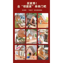 Love Home Masonlar Dıy Mini Simülasyon Bina Ev Tuğlaları El Yapımı Model Oyuncak Yapı Taşları