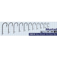 Mustad 1523D Beyaz Çapraz 100'LÜ Iğne 2 No.