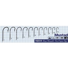 Mustad 1523D Beyaz Çapraz 100'LÜ Iğne 7 No.