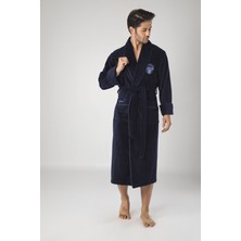 Nuşa Sports Nakışlı Bambo Cotton Erkek Bornozu