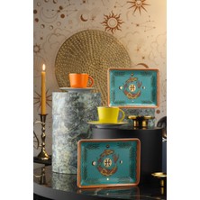 Kütahya Porselen Cosmic Love Tan 18X13Cm 2 Parça Düz Tabak 11914/4 Balık