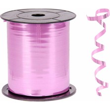 Kikajoy Rabant Şerit ( 8 mm ) -Metalik Bebek Pembe