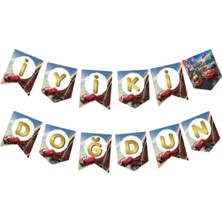 Dipak Cars / Şimşek Mcqueen Karakter Iyiki Doğdun Yazılı Banner
