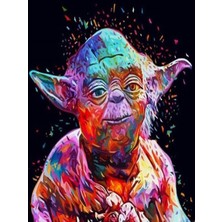Womb Hobby Starwars Yoda Sayılarla Boyama Seti 40 x 50 cm Tuvale Gerili