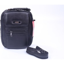 Eers 896 Siyah Erkek Orta Kapaklı El ve Omuz Çantası