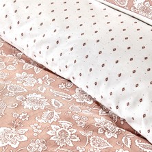 Karaca Home Celerina Pembe %100 Pamuk Çift Kişilik Fitted Nevresim Takımı