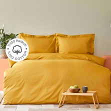 Karaca Home Back To Basic Hardal %100 Pamuk Çift Kişilik Nevresim Takımı