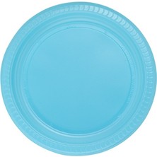 Balonevi Tabak Plastik Mavi 25'li